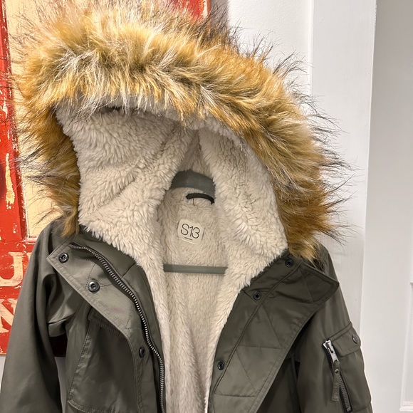 Woman’s S13 Canyon Fleece Lined Coat w/Faux Fur Trim - Picture 3 of 3